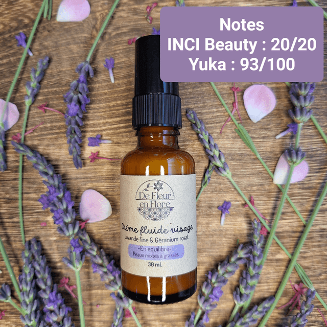 Crème fluide visage-Peaux mixtes à grasses